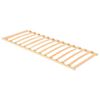 vidaXL Lamelbunn Brun 70 x 190 cm Massiv b&oslash;ketre