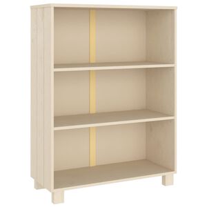 vidaXL Bokhylle HAMAR honningbrun 85x35x112 cm heltre furu