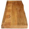 vidaXL Bordplate naturlig kant 180x30x3,8 cm heltre mango