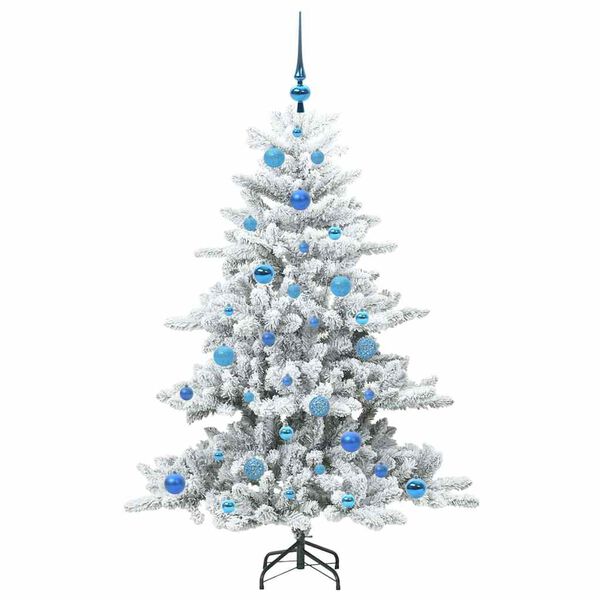 vidaXL Kunstig sammensatt juletre med 150 LED med stativ 150 cm PVC