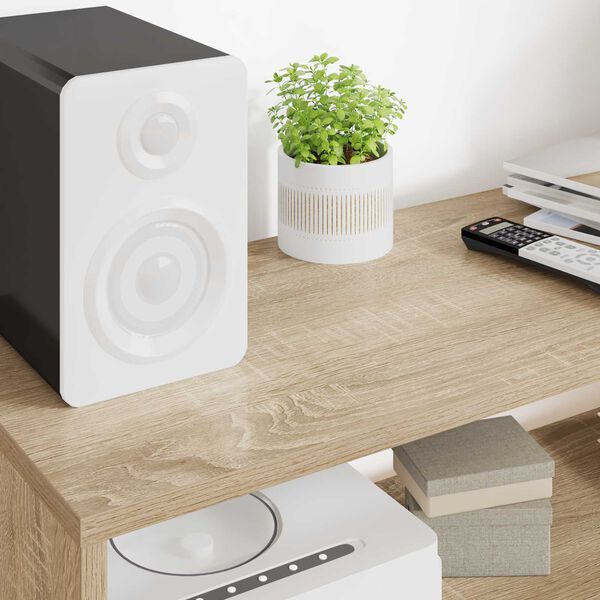 vidaXL TV-skap Sonoma eik 100 x 30 x 40 cm Konstruert tre