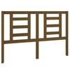 vidaXL Sengegavl honningbrun 141x4x100 cm heltre furu