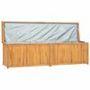 vidaXL Hageboks 200x50x55 cm heltre teak