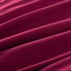 vidaXL Sengetrekk burgunder 155x220/80x80 cm