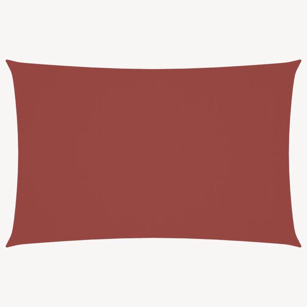 vidaXL Solseil oxfordstoff rektangul&aelig;r 2,5x5 m terrakotta
