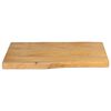 vidaXL Bordplate 50x40x3,8 cm naturlig kant heltre mango