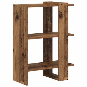 vidaXL Bokhylle 2 niv&aring;er 52 x 25 x 71,5 cm Konstruert tre Gammelt tre
