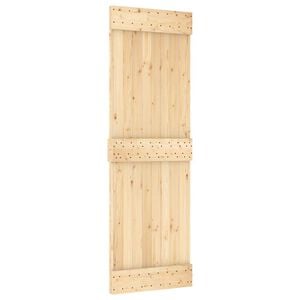 vidaXL Skyved&oslash;r NARVIK Naturlig og svart 70 x 210 cm (152,5 cm)