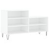 vidaXL Skoskap hvit 102x36x60 cm konstruert tre