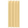 vidaXL M&oslash;rkleggende Gardiner med Ringer 2 pcs Beige 225 x 140 cm
