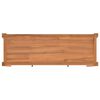 vidaXL TV-benk med skuffer 120x40x45 cm heltre teak