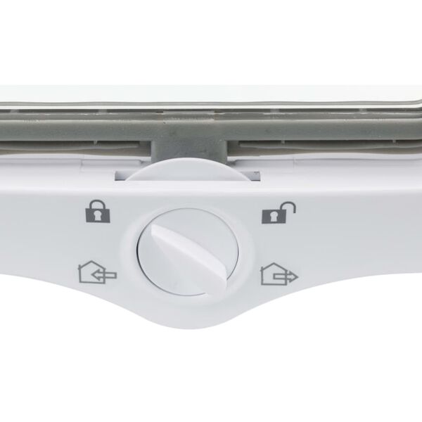 TRIXIE Kattedør 4-veis med 2 tunneler hvit