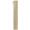 vidaXL Hyller sonoma eik 80x8,5x58 cm konstruert tre
