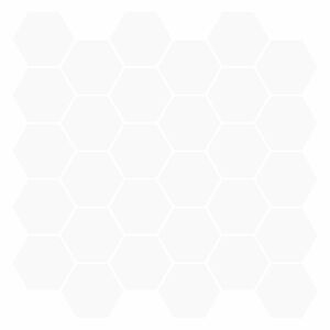 vidaXL Sekskantet fliser 20 stk. Hvit 30 x 30 cm Polyuretan og PET