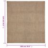 vidaXL juteposer 5 stk 100x110 cm 100 % jute 220 gsm