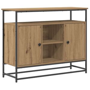 vidaXL Serviesskap Artisan Eik 100 x 35 x 80 cm Konstruert tre