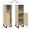 vidaXL Baderomsskap sonoma eik 30x30x100 cm konstruert tre
