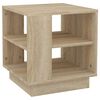 vidaXL Salongbord sonoma eik 40x40x43 cm konstruert tre