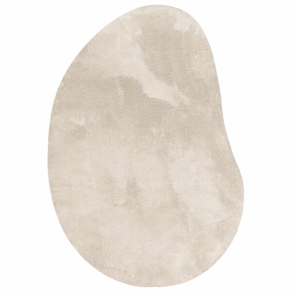 vidaXL Omr&aring;detepper HUARTE Beige 100 x 200 cm Polyester