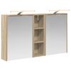 vidaXL Baderomsskapsett 3 stk. 106 x 16 x 62,5 cm Konstruert tre