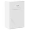vidaXL Oppbevaringsskap hvit 56,5x39x90 cm sponplate