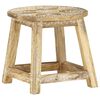 vidaXL H&aring;ndmalt krakk 38x38x35 cm heltre mango