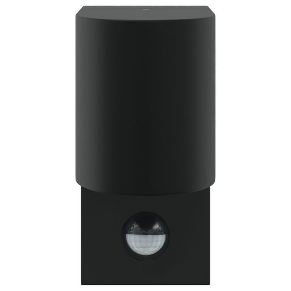 vidaXL Utevegglampe Svart 12 x 7 x 15 cm Rustfritt stål