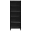 vidaXL Bokhylle svart 60x35x170,5 cm konstruert tre