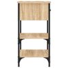 vidaXL Nattbord sonoma eik 34x36x70 cm konstruert tre