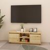 vidaXL TV-benk 110x30x40 cm heltre gran