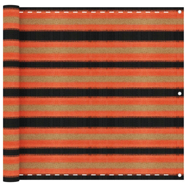 vidaXL Balkongskjerm flerfarget 90x300 cm HDPE