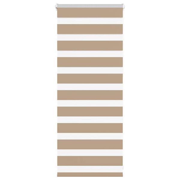 vidaXL Sebragardin sandbrun 60x100 cm stoff bredde 55,9 cm polyester