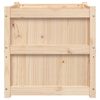 vidaXL Plantekasse 60x60x60 cm heltre furu