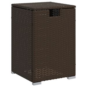 vidaXL Deksel for propantank brun 40x40x60 cm polyrotting