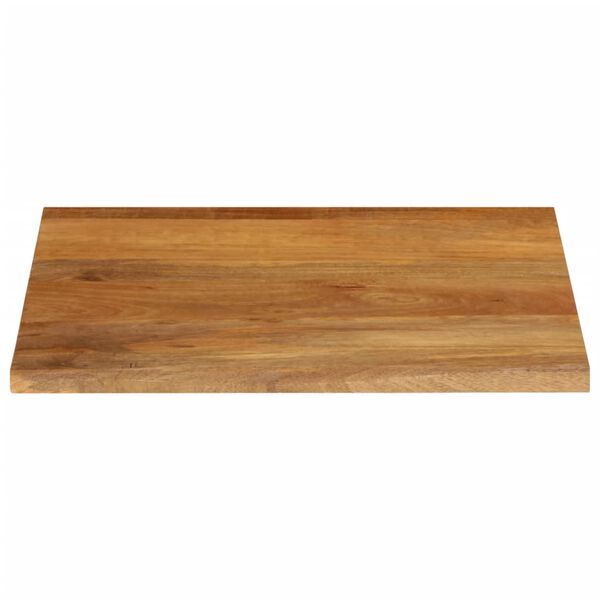vidaXL Bordplate 60x60x3,8 cm naturlig kant heltre mango