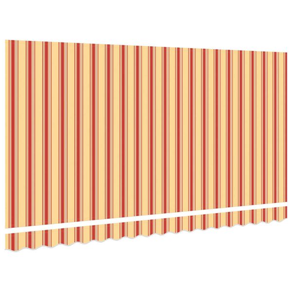 vidaXL Reserveduk til markise Flerfarget 380 x 195 cm Polyester