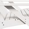 vidaXL Adirondack hagestol hvit 75x77x77 cm heltre furu