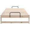vidaXL Sengestamme Brun 100 x 200 cm Massiv furu