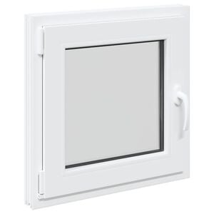 vidaXL Kjellervindu Intern Farge Hvit RISOR 50 x 50 cm