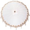 vidaXL Balinesisk Parasol Krem 215 x 215 x 260 cm