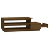 vidaXL Salongbord honningbrun 120x50x40,5 cm heltre furu
