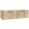 vidaXL Vegghengt TV skap Sonoma eik 98 x 41 x 30 cm Konstruert tre