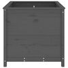 vidaXL Hageplantekasse gr&aring; 82,5x82,5x78 cm heltre furu