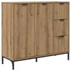 vidaXL Serviesskap Artisan Eik 89,5 x 33 x 82 cm Konstruert tre