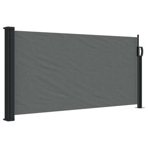 vidaXL Uttrekkbar sidemarkise antrasitt 100x300 cm