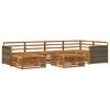 vidaXL Utend&oslash;rs sofa-sett 7 pcs Naturlig