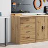 vidaXL Garasje Oppbevaringsskap H&aring;ndverker eik 60x51x85 cm Heltre Furu