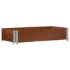 vidaXL Pallekarmer brun 100x50 cm heltre furu