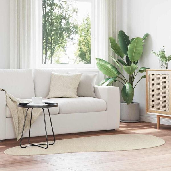 vidaXL Omr&aring;detepper HUARTE Beige 100 x 200 cm Polyester