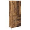 vidaXL H&oslash;yskap 2 stk. Gammelt tre 69,5 x 34 x 180 cm Konstruert tre